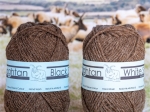 Wool Ball Loaghtan/White Shetland Mix